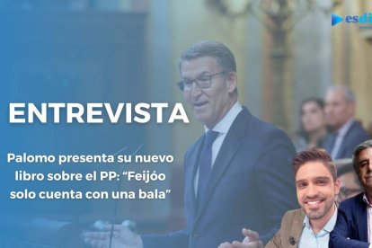 Al fondo de la imagen se ve a Alberto Núñez Feijóo, líder del PP