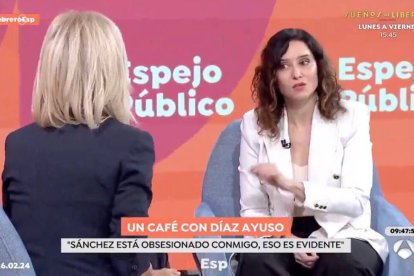 Ayuso con Susanna Griso