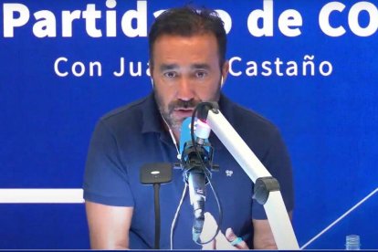 Juanma Castaño, en el estudio de COPE.