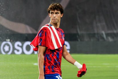 Joao Félix, durante un partido con el Atlético.