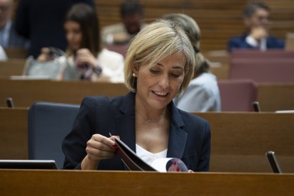 Elisa Núñez en Les Corts