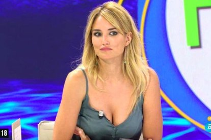 Alba Carrillo no pierde oportunidad para expresar su opinión sobre Mediaset