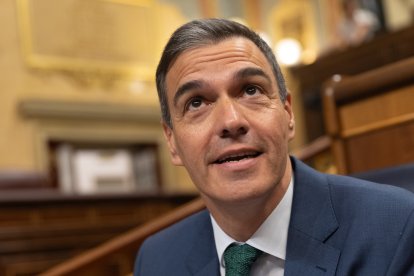 El presidente del Gobierno, Pedro Sánchez