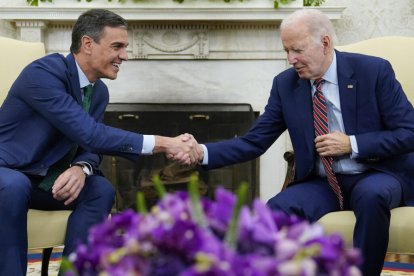 Pedro Sánchez y Joe Biden