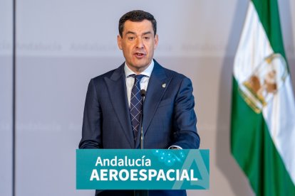 El presidente de la Junta de Andalucía, Juanma Moreno.