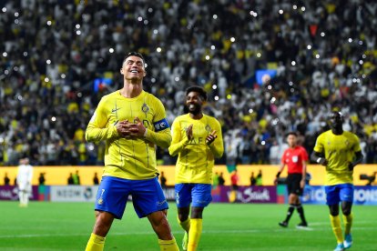 Cristiano Ronaldo, durante un partido del Al Nassr.