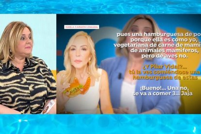 Pilar Vidal y Carmen Lomana vuelven a estar en pie de guerra