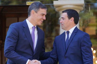 Pedro Sánchez e Ignacio Pradales