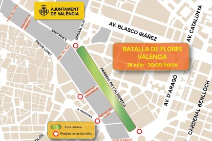 El Ayuntamiento prepara un dispositivo de tráfico para la Batalla de Flores
AYUNTAMIENTO VALÈNCIA
24/7/2024