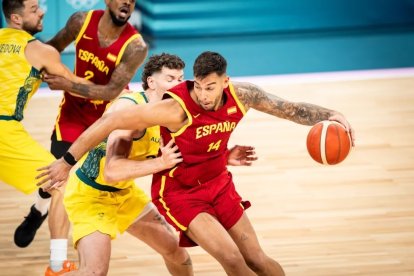 Willy Hernangómez durante el Australia-España de los Juegos Olímpicos de París
FIBA
27/7/2024