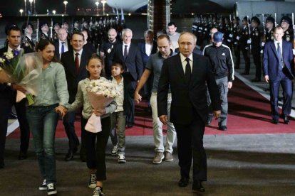 Putin recibe a los espías liberados incluido Pablo González