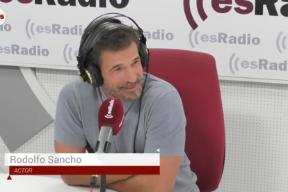 El actor Rodolfo Sancho, en una entrevista