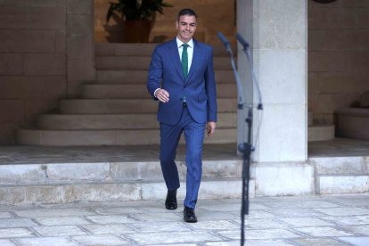 El presidente del Gobierno, Pedro Sánchez