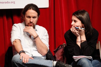 Pablo Iglesias e Irene Montero, en una imagen de 2018.