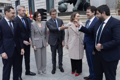 Feijóo con presidentes autonómicos del PP