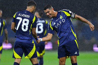 Cristiano Ronaldo, en un partido del Al-Nassr.