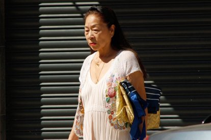 Junco da un paseo por las calles de Sevilla, en una imagen de 2023