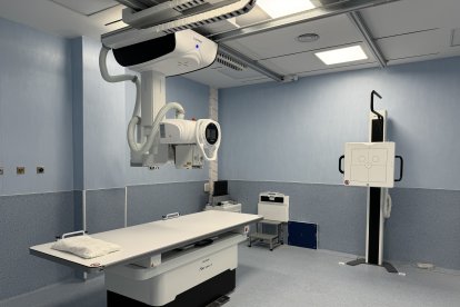 Nueva sala de Radiología del Hospital Doctor Peset