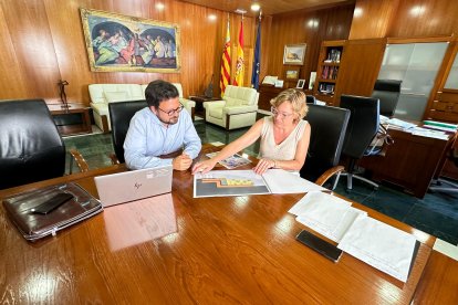 Reunión de la alcaldesa con el director general de Costas, Puertos y Aeropuertos