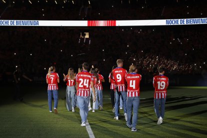 Los fichajes del Atlético durante la 'Noche de Bienvenida'