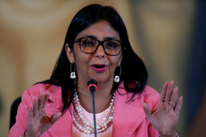 Delcy Rodríguez, vicepresidenta de Venezuela.
(Foto de ARCHIVO)
29/5/2017