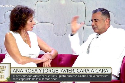 Ana Rosa y Jorge Javier en 'TardeAR',