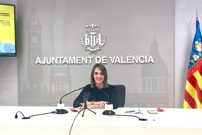 La concejala de Fiestas y Tradiciones del Ayuntamiento de València, Mónica Gil