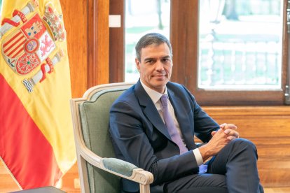 El presidente del Gobierno, Pedro Sánchez