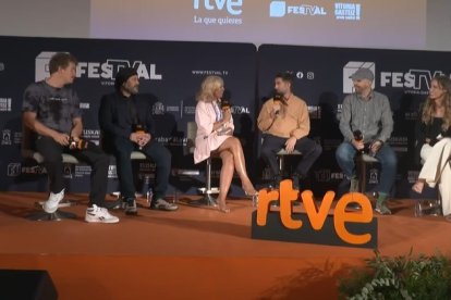 Presentación de 'La Revuelta' en el FesTVal de 2024.