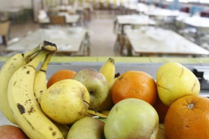 Una bandeja de fruta en un comedor escolar.
GOBIERNO DE ARAGÓN
30/8/2024