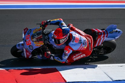 Marc Márquez, durante el fin de semana en San Marino.