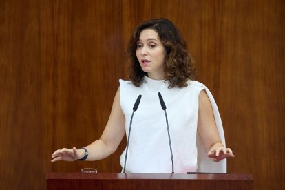 Isabel Díaz Ayuso en el debate