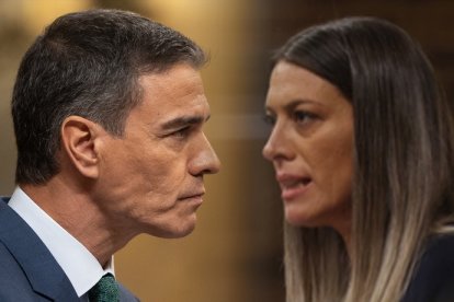 Pedro Sánchez junto a Míriam Nogueras