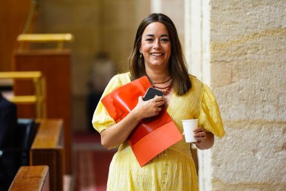 La diputada del PP en el Parlamento andaluz por Sevilla María Díaz Cañete

REMITIDA / HANDOUT por PARLAMENTO ANDALUZ
Fotografía remitida a medios de comunicación exclusivamente para ilustrar la noticia a la que hace referencia la imagen, y citando la procedencia de la imagen en la firma
19/9/2024