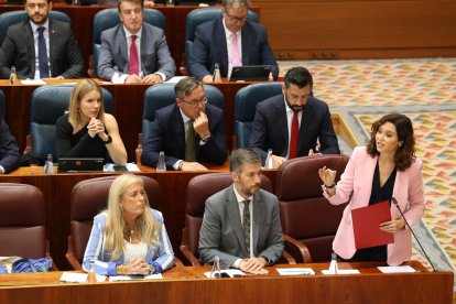 Isabel Díaz Ayuso en el Pleno de la Asamblea de Madrid

EUROPA PRESS - MARTA FERNÁNDEZ JARA
19/9/2024