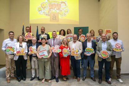 Presentación de los stickers de la Diputación de Valencia