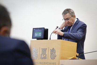 El conseller de Educación, Cultura, Universidades y Empleo, José Antonio Rovira,