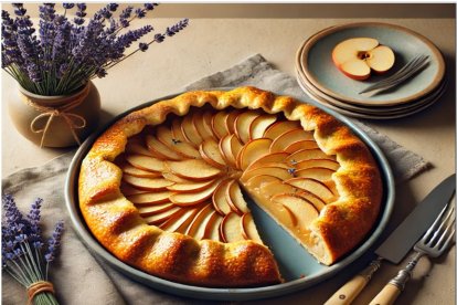 Galette de manzana y canela