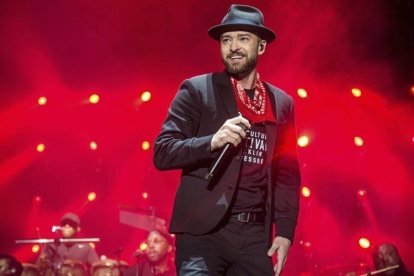 Justin Timberlake en un concierto.