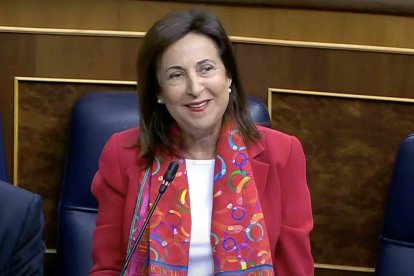 Margarita Robles es la sesión de control en el Congreso