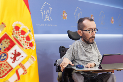 El exportavoz de Unidas Podemos en el Congreso, Pablo Echenique.