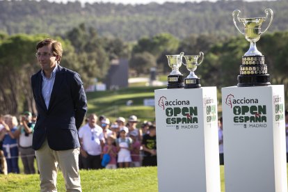 José Luis Martínez Almeida en el Open de España de Golf