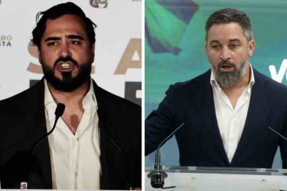 Alvise y Santiago Abascal