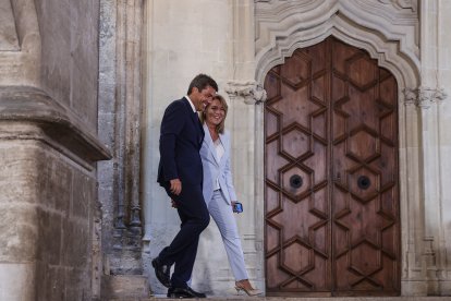 La vicepresidenta de la Generalitat, Susana Camarero, y el president de la Generalitat Carlos Mazón