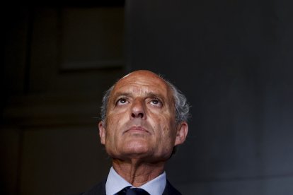 El expresidente de la Generalitat valenciana, Francisco Camps, ofrece una rueda de prensa tras ser absuelto