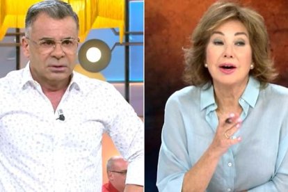 Jorge Javier Vázquez y Ana Rosa Quintana en una de sus famosas transiciones.