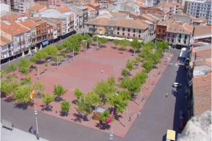 Plaza Mayor de la Hispanidad en Medina del Campo