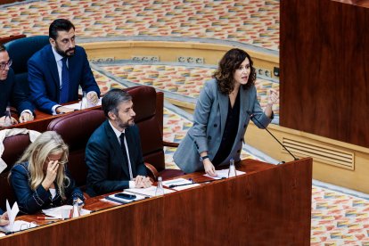 La presidenta de la Comunidad de Madrid, Isabel Díaz Ayuso