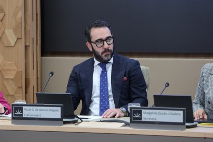 Víctor de Aldama, el pasado mes de mayo en una comparecencia en el parlamento balear.