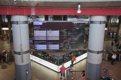 Vista general de la estación de Madrid-Atocha Cercanías,